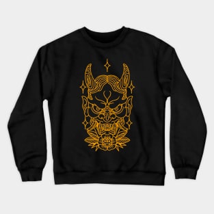 oni rose tattoo Crewneck Sweatshirt